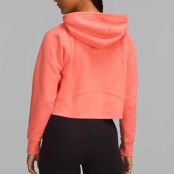 💕LULULEMON LOUNGEFUL CROPPED HOODIE/JACKET-RASPBERRY CREAM-14💕 - Picture 8 of 16